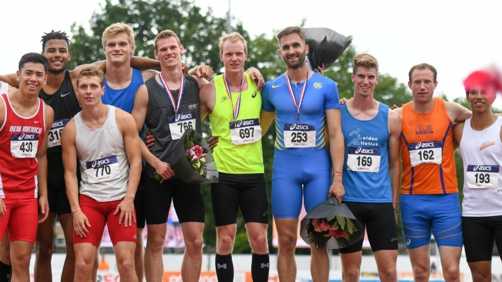 AA Drink talententeam in vorm tijdens de ASICS NK Atletiek