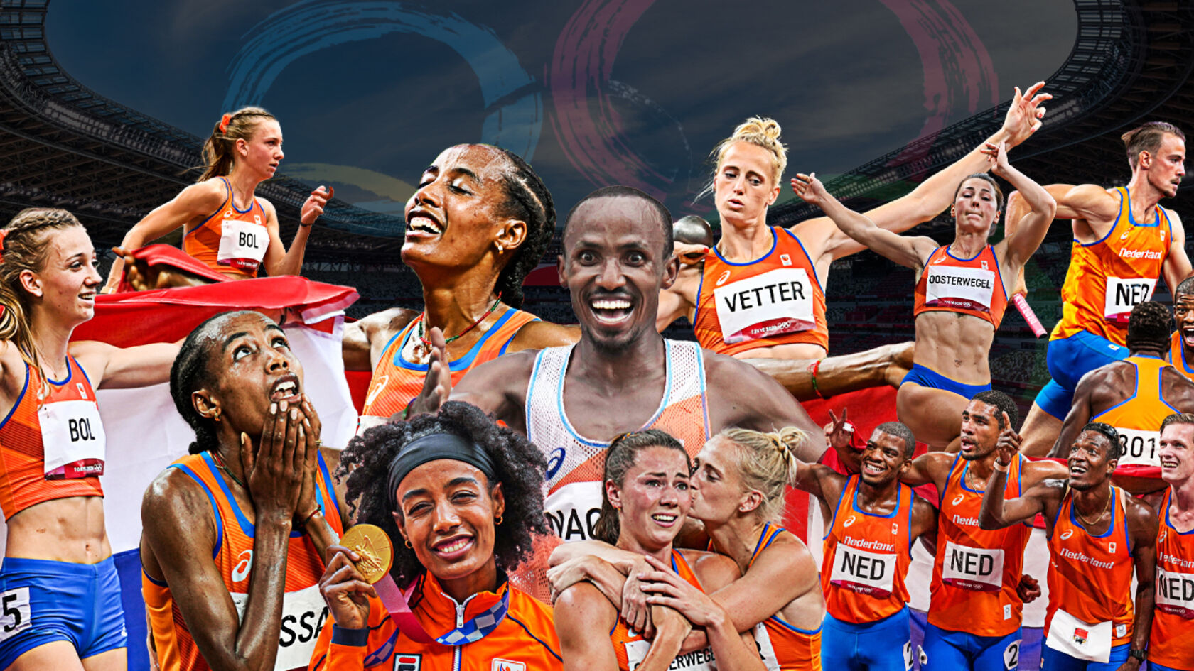 De Olympische atletieksuccessen in beeld