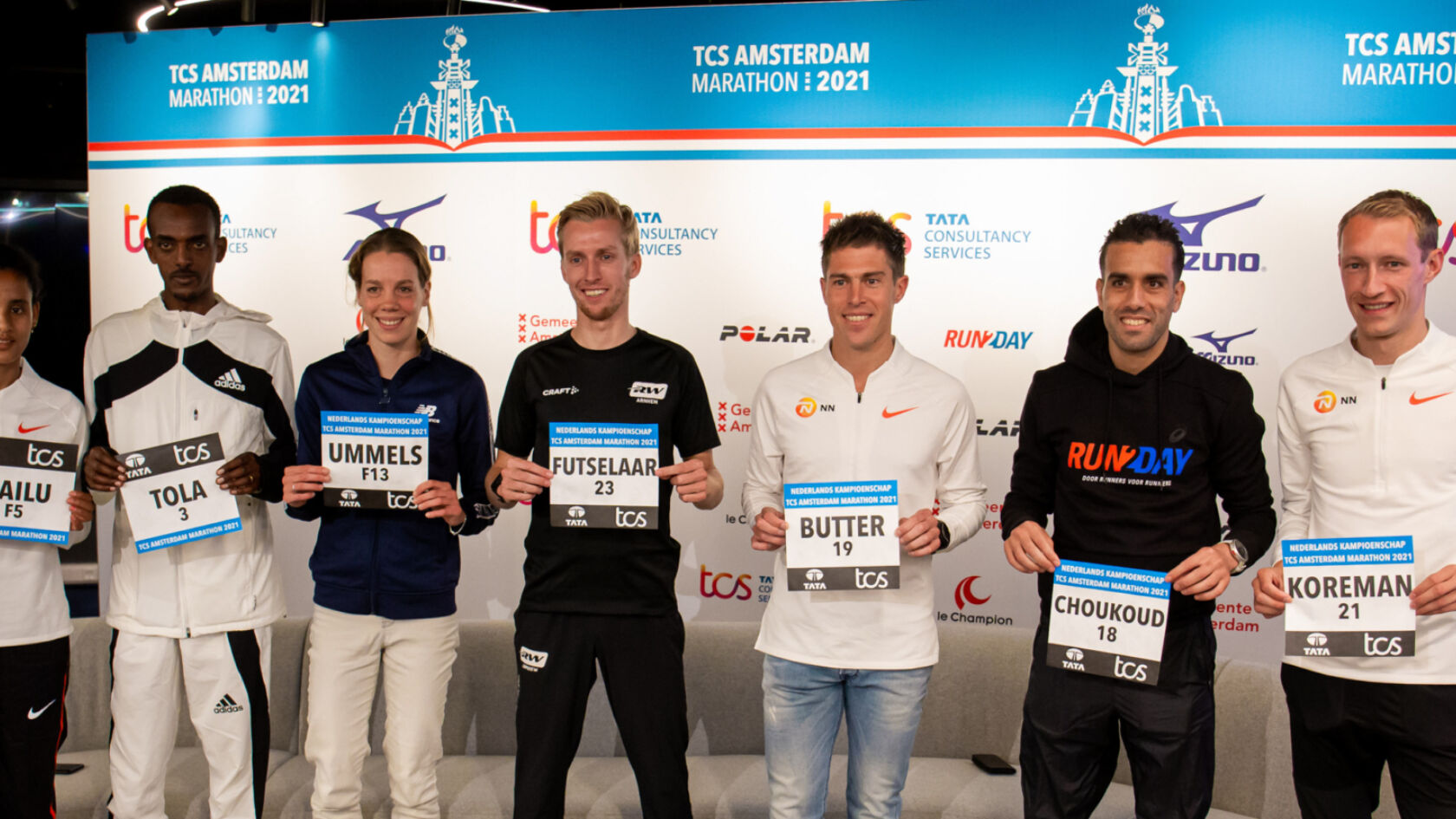 Marathonlopers strijden om nationale titels in Amsterdam