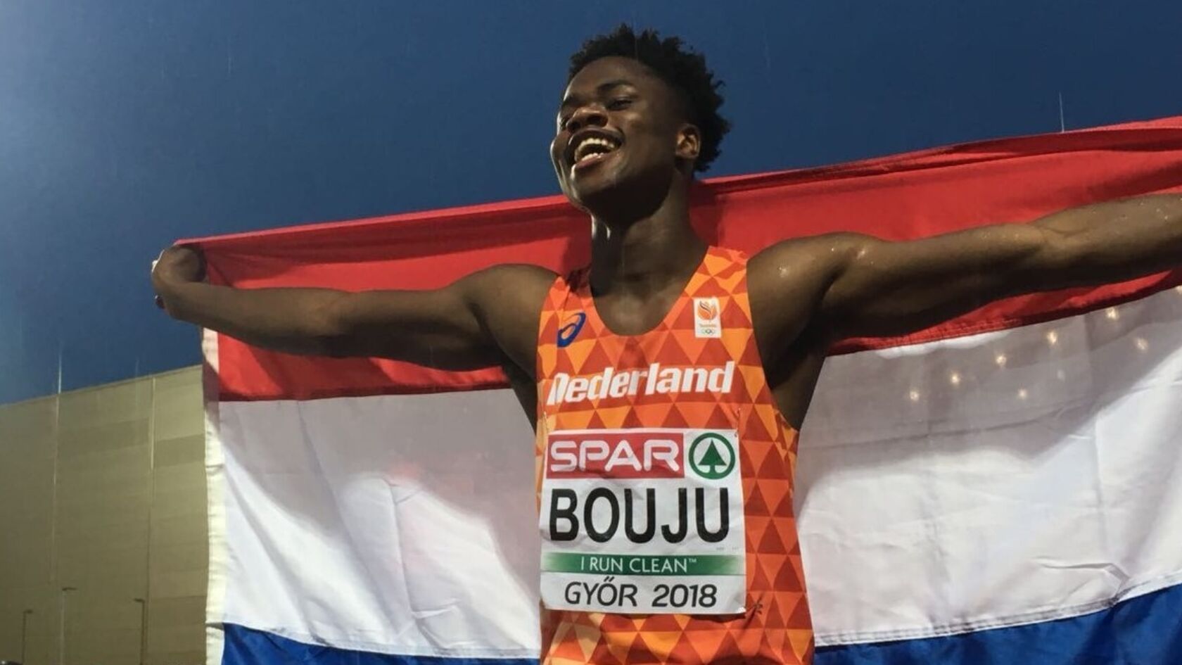 EK u18 - dag 2: Raphael Bouju wint goud op de 100m!