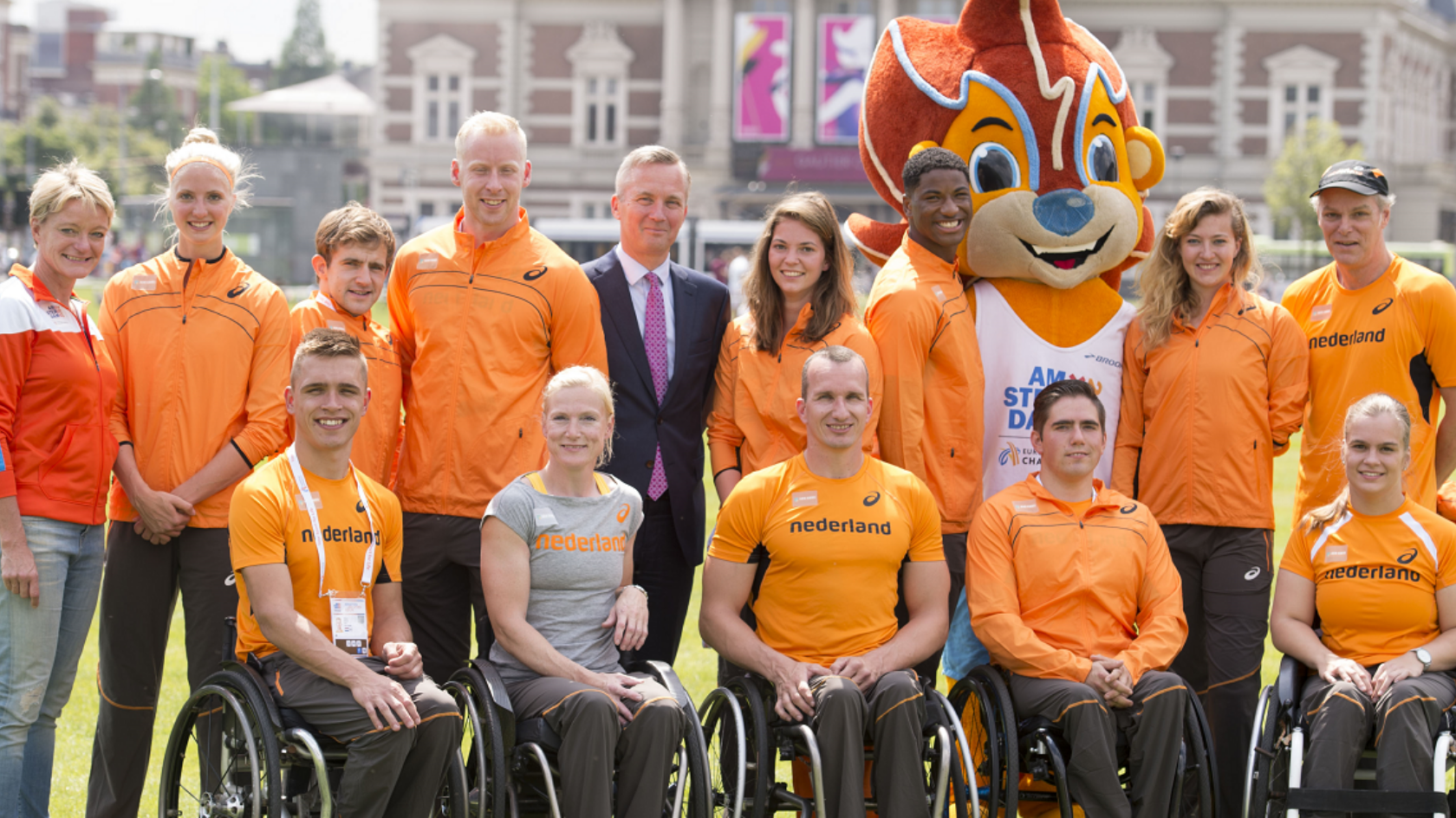 DPT-atleten in actie tijdens EK Atletiek