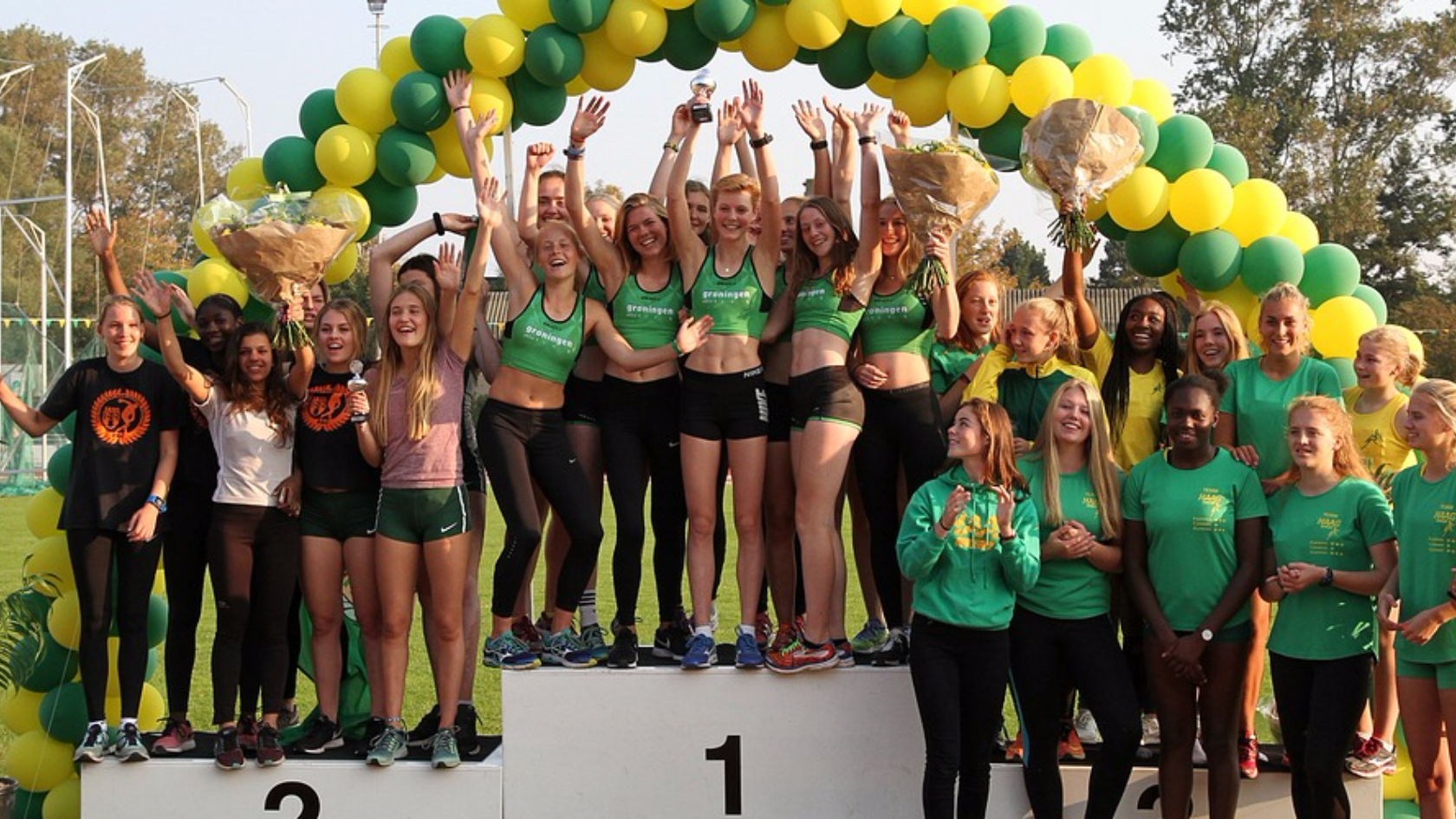 Groningen Atletiek en PAC oppermachtig bij de Junioren B finale