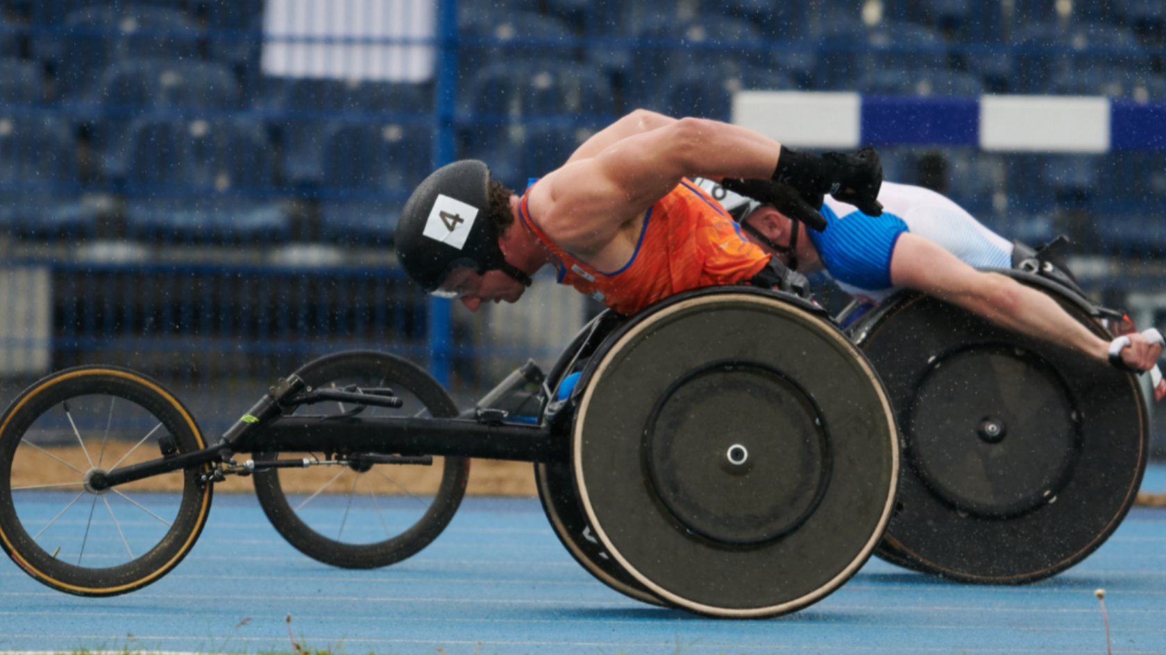 Trainer Marcel Boertien pioniert bij de wheelers