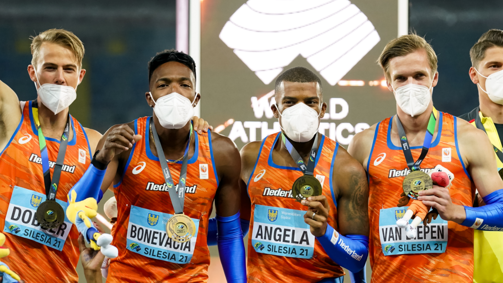 Goud en brons voor Nederland op de World Relays