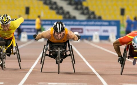 Na goud nu brons voor wheeler Kenny van Weeghel