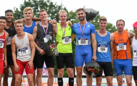 AA Drink talententeam in vorm tijdens de ASICS NK Atletiek