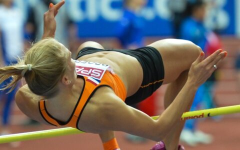 Topatleten aan de start 8e AV PEC1910 Indoor