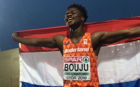 EK u18 - dag 2: Raphael Bouju wint goud op de 100m!