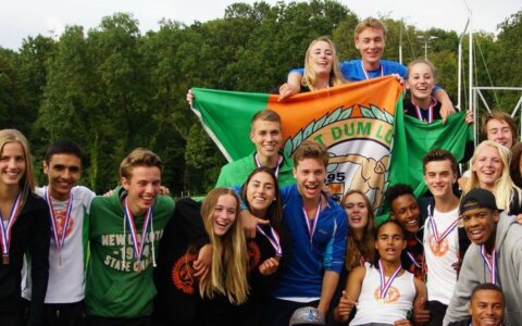Jongens PAC en meisjes Leiden Atletiek Nederlands Kampioen
