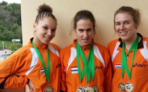 Medailles op de INAS WK indoor