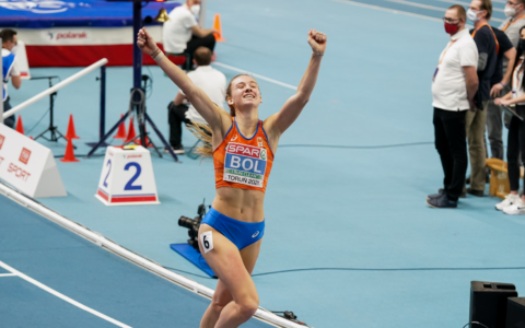 EK Indoor dag 2 avond: Goud voor Bol, zilver en brons voor Van Diepen en Bonevacia