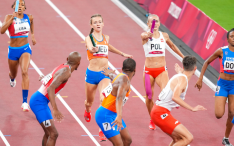 Olympische Spelen middag 2: Mixed Relay in NR naar vierde plaats
