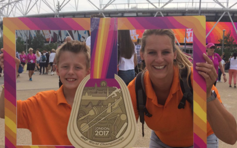 Als verrassing naar de WK Atletiek!