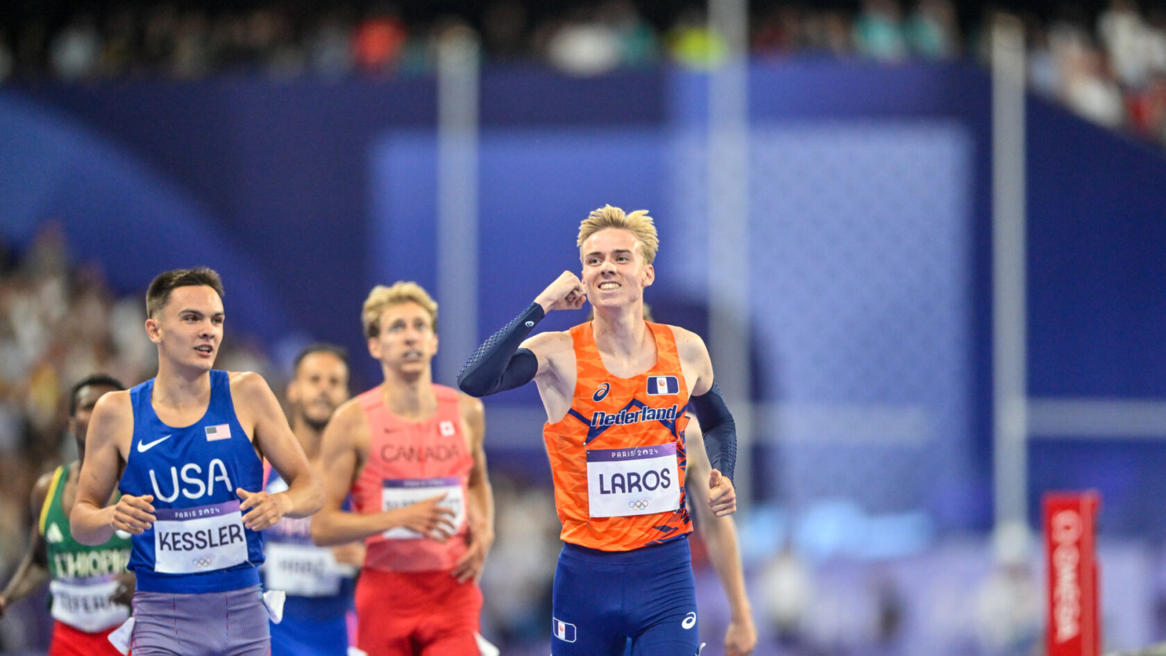 Olympische Spelen dag 3: finale 1500 meter voor Nillessen en Laros
