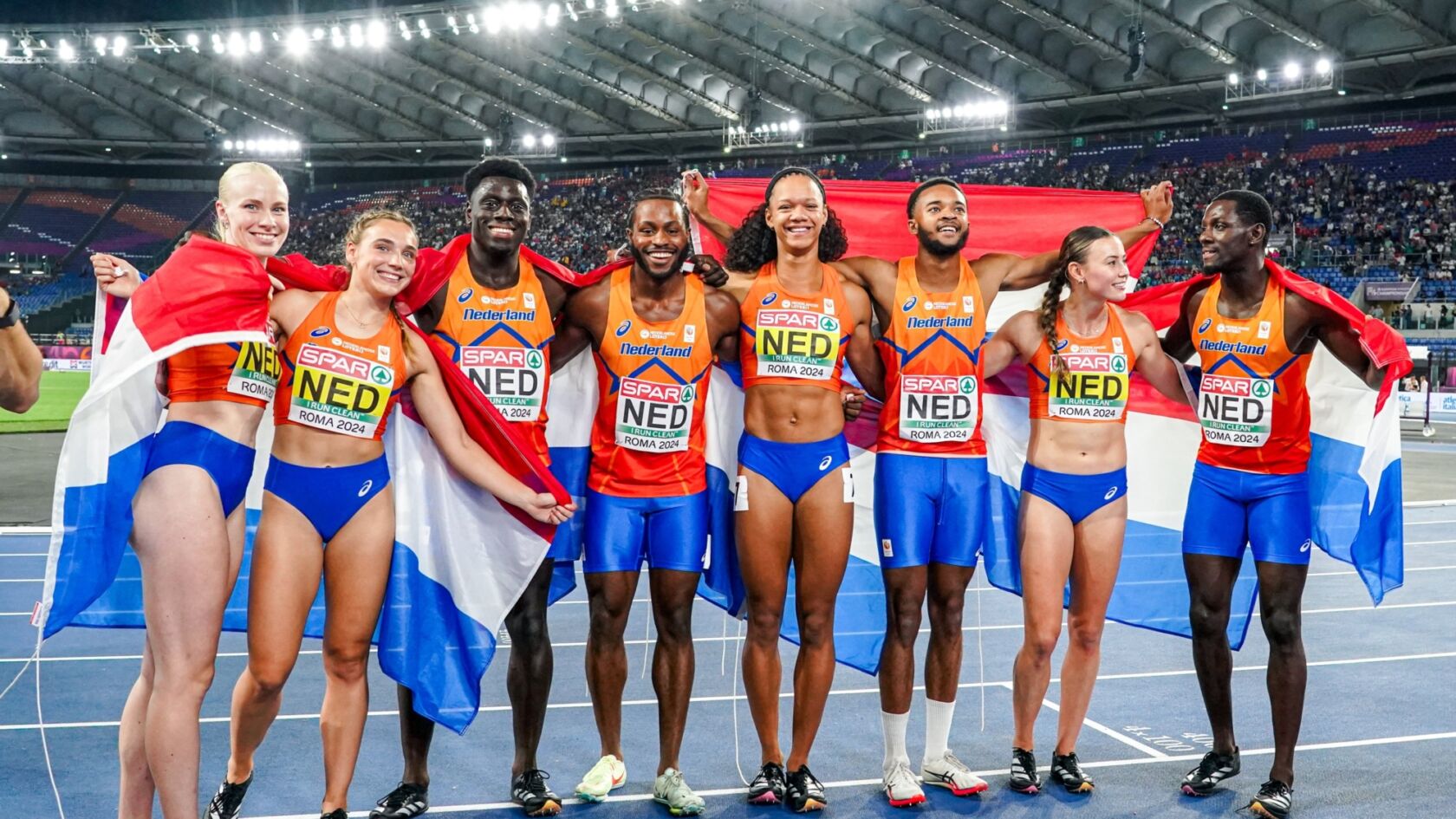 EK atletiek dag 6: drie estafettemedailles voor TeamNL