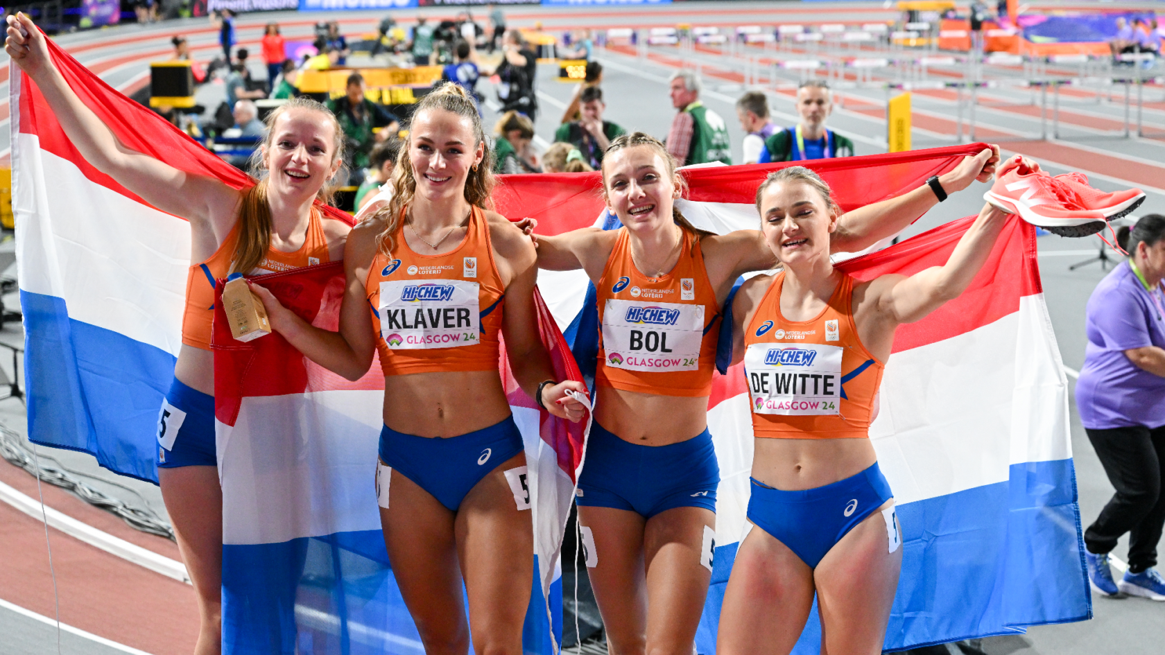 WK indoor dag 3: wereldtitel en brons voor 4x400 meter ploegen