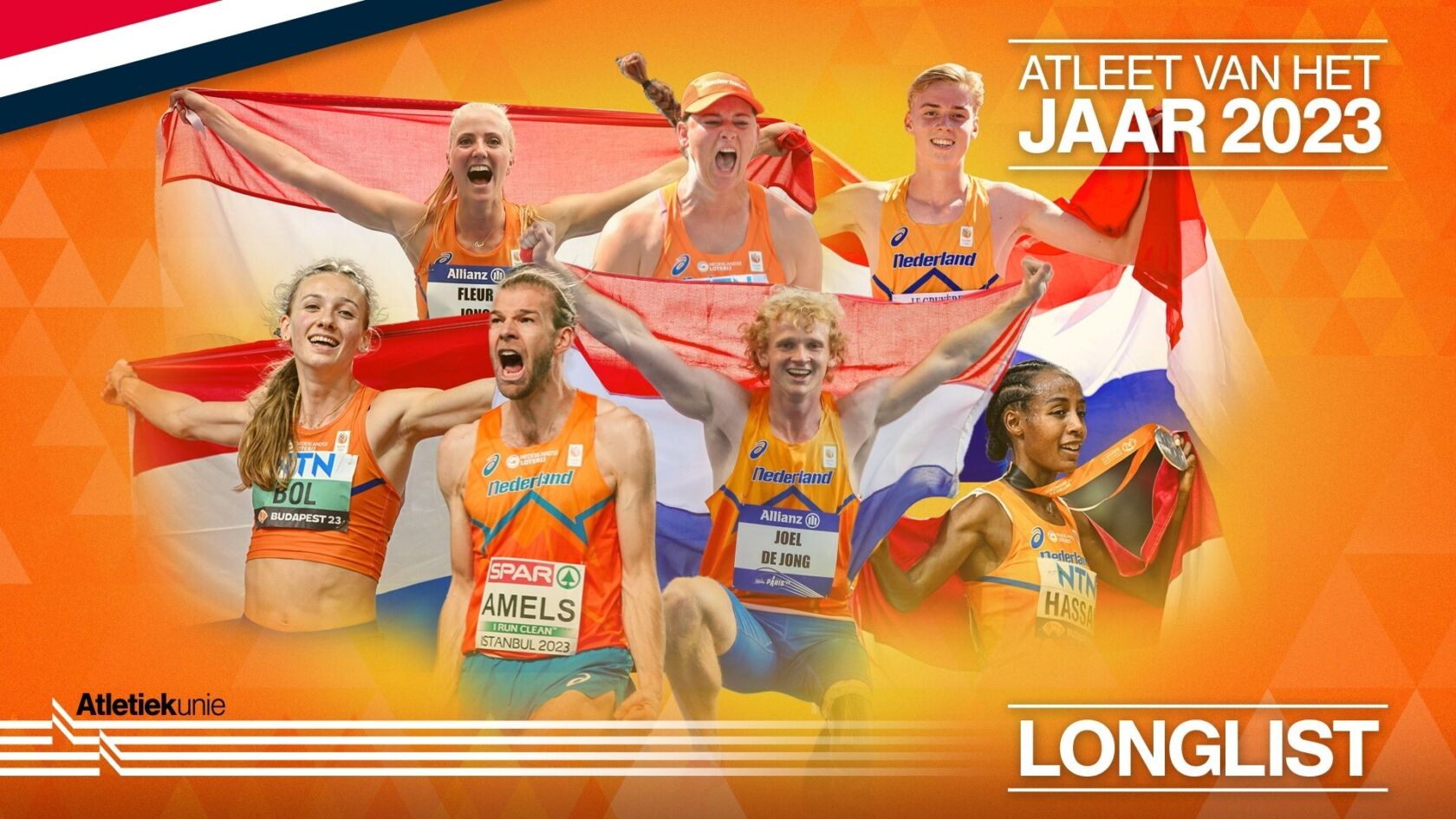 Longlist Atleet van het Jaar 2023: stem nu!