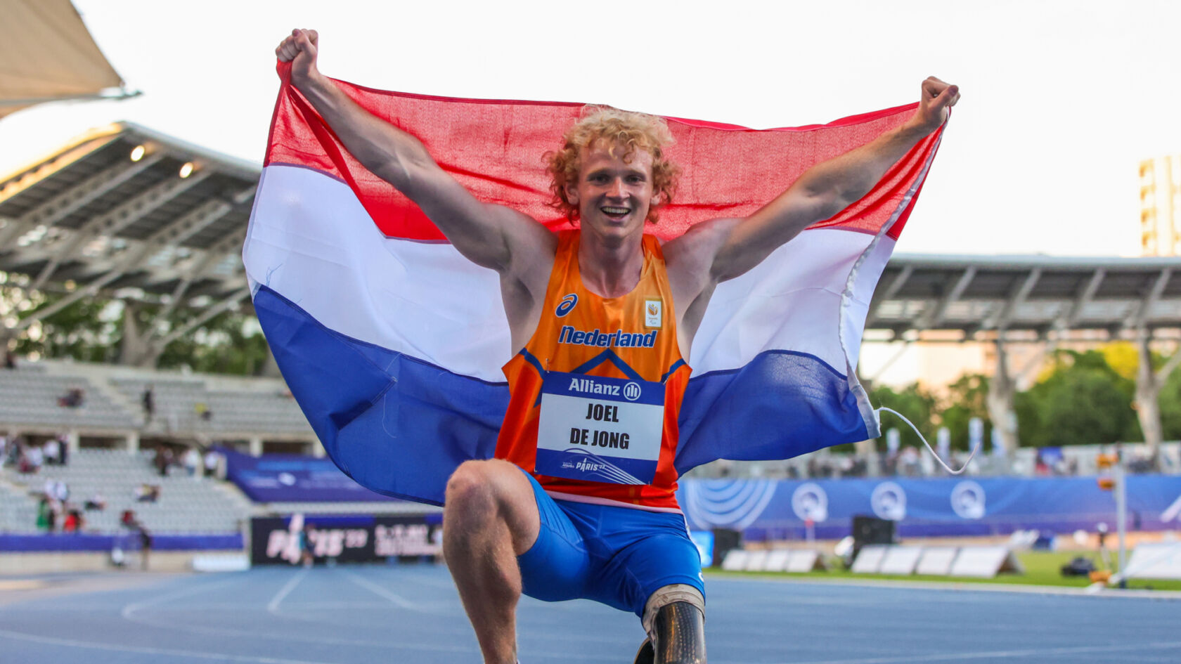 Joël de Jong wereldkampioen op 100 meter T63