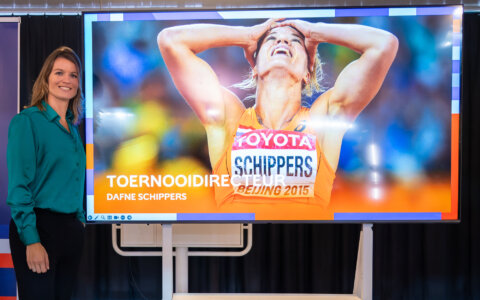 Dafne Schippers: ‘Ik sta dicht bij de atleten’