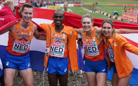 Mixed relay en Laros winnen zilver bij EK cross