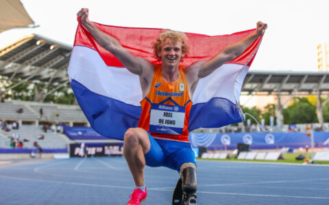 Joël de Jong wereldkampioen op 100 meter T63