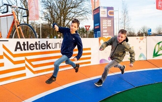 Het mobiele atletiekstadion