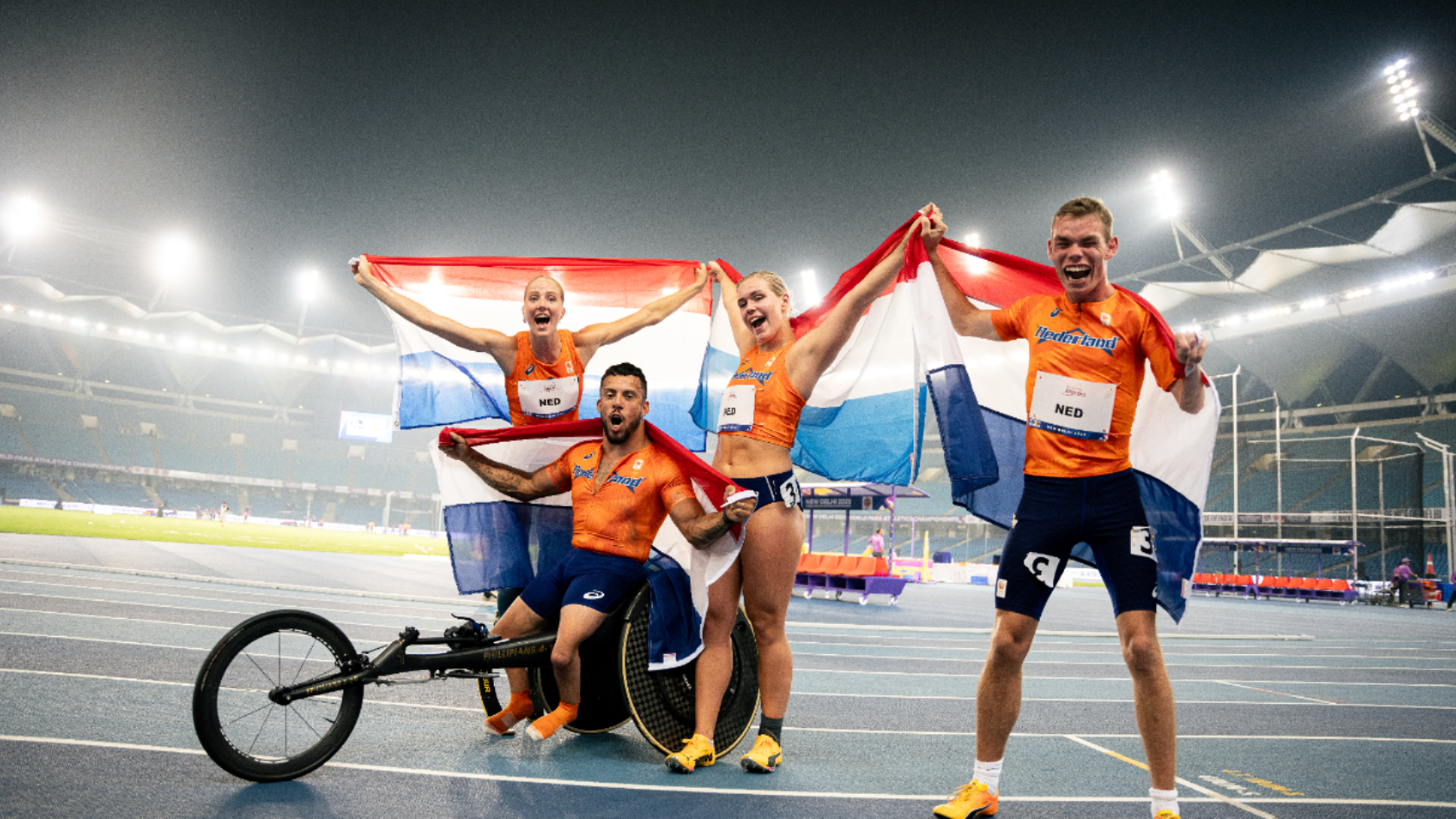 TeamNL schittert op slotdagen WK Para Atletiek in New Delhi