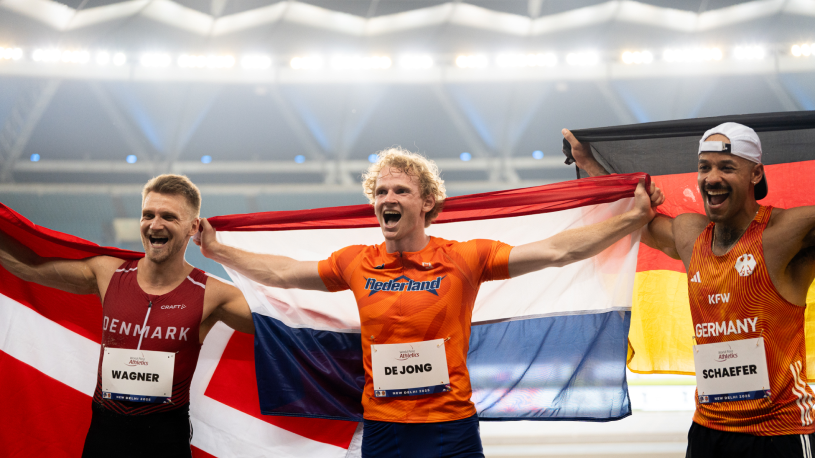 WK Para Atletiek: succesvolle eerste drie dagen met drie wereldkampioenen