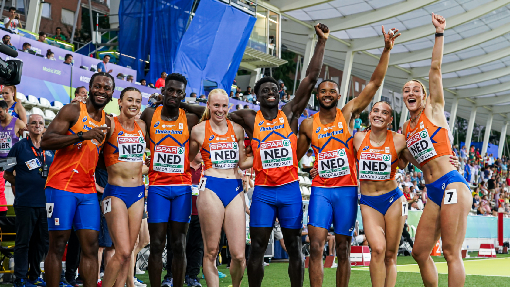 EK Landenteams dag 2: twee Nederlandse records voor 4x100m estaffeteteams