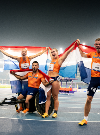 TeamNL verovert vierde plek op de medaillespiegel bij WK Para Atletiek in New Delhi