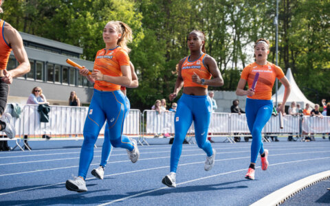 Zo traint TeamNL voor de 4x100 meter estafette